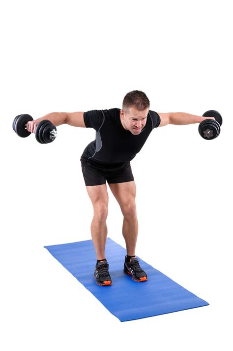 'A reverse fly targets the posterior deltoid muscles (the muscle that sits on top of your shoulder – it also has an anterior and medial aspect) and your upper back muscles, including the ...